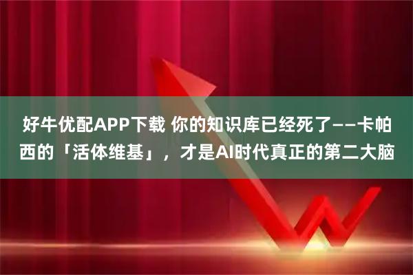 好牛优配APP下载 你的知识库已经死了——卡帕西的「活体维基」，才是AI时代真正的第二大脑