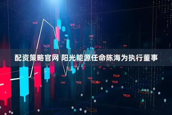 配资策略官网 阳光能源任命陈海为执行董事